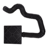Black Gutter Downspout Extensions Catch Basin Low Profile Downspout Extender Catch Basin Downspout Extension