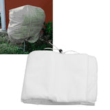 Plant Cover Non Woven Fabric Breathable Outdoor Freeze Frost Protection Plants Jacket for Cold Winter Weather White 60x80cm/23.6x31.5in