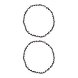 2PCS 8 Inch Chainsaw Chain High Hardness Manganese Steel Mini Chainsaw Chain for Chainsaw Accessories