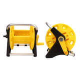Garden Hose Reel Cart Yellow Hose Reel Cart Water Hose Cart Holds 30m of Water Pipe