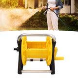 Garden Hose Reel Cart Yellow Hose Reel Cart Water Hose Cart Holds 30m of Water Pipe