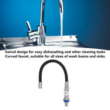 Domestic Kitchen Flexible Single Handle Dishwasher Faucet Basin Cold Water Universal Swivel Faucet