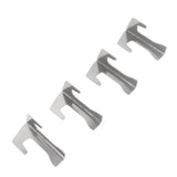 4 PCS Grill Heat Plate Spacers Easy To Install Rustproof Universal Stainless Steel Grill Flame Tamers Burner Covers