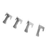 4 PCS Grill Heat Plate Spacers Easy To Install Rustproof Universal Stainless Steel Grill Flame Tamers Burner Covers