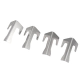 4 PCS Grill Heat Plate Spacers Easy To Install Rustproof Universal Stainless Steel Grill Flame Tamers Burner Covers
