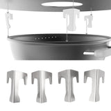4 PCS Grill Heat Plate Spacers Easy To Install Rustproof Universal Stainless Steel Grill Flame Tamers Burner Covers