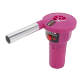 Portable Battery Powered BBQ Fan Air Blower Handheld Barbecue Fan Air Blower for Outdoor Camping Picnic Charcoal Grill Barbecue FD312A 1.5V Purple In Australia - Darrahopens