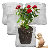 Plant Root Guard Gopher Proof Wire Basket Mole Vole Mesh Wire Basket Underground Stainless Steel Wire Mesh Bag for Plants Root Protection 14x14 Inch