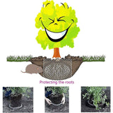 Plant Root Guard Gopher Proof Wire Basket Mole Vole Mesh Wire Basket Underground Stainless Steel Wire Mesh Bag for Plants Root Protection 14x14 Inch
