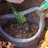 Plant Root Guard Gopher Proof Wire Basket Mole Vole Mesh Wire Basket Underground Stainless Steel Wire Mesh Bag for Plants Root Protection 20x18 Inch