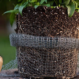 Plant Root Guard Gopher Proof Wire Basket Mole Vole Mesh Wire Basket Underground Stainless Steel Wire Mesh Bag for Plants Root Protection 24x24 Inch