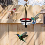 Beautiful Circular Hanging Hummingbird Feeder Outdoor Hanging Humming Bird Feeder 1pc