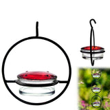 Beautiful Circular Hanging Hummingbird Feeder Outdoor Hanging Humming Bird Feeder 1pc