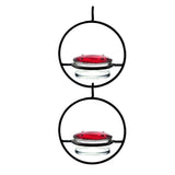 Beautiful Circular Hanging Hummingbird Feeder Outdoor Hanging Humming Bird Feeder 2pc In Australia - Darrahopens