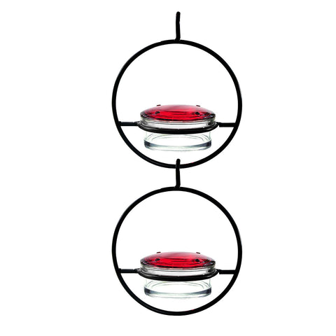 Beautiful Circular Hanging Hummingbird Feeder Outdoor Hanging Humming Bird Feeder 2pc In Australia - Darrahopens