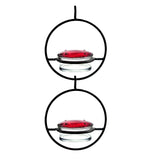 Beautiful Circular Hanging Hummingbird Feeder Outdoor Hanging Humming Bird Feeder 2pc In Australia - Darrahopens