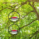 Beautiful Circular Hanging Hummingbird Feeder Outdoor Hanging Humming Bird Feeder 2pc In Australia - Darrahopens