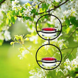 Beautiful Circular Hanging Hummingbird Feeder Outdoor Hanging Humming Bird Feeder 2pc In Australia - Darrahopens