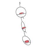 3 Pcs Hummingbird Feeder Metal Hanging Bird Feeder for Outdoor Garden Backyard Terrace In Australia - Darrahopens