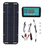 20W Solar Panel Black Solar Cell with Waterproof MPPT Controller for RV Home Vehicle Travel Camping In Australia - Darrahopens