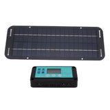 20W Solar Panel Black Solar Cell with Waterproof MPPT Controller for RV Home Vehicle Travel Camping In Australia - Darrahopens