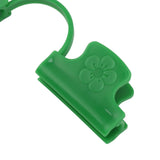 50Pcs Greenhouse Clamp PE Plastic 2 Head Plant Film Clamp Soil Sheet Clip for Horticulture 8mm / 0.31in