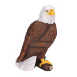 Bald Eagle Statue Head Turn Style Rich Details Stable Durable Resin Patriotic Eagle Figurine for Office Family Cafe In Australia - Darrahopens