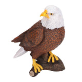 Bald Eagle Statue Head Turn Style Rich Details Stable Durable Resin Patriotic Eagle Figurine for Office Family Cafe In Australia - Darrahopens