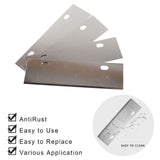 4PCS Grill Scraper Blades Stainless Steel Heavy Duty Griddle Scraper Replacement Blade Accessories for Outdoor BBQ Grill Cleaning Tools