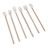 6PCS Electroculture Stakes Stable Support Garden Antenna Copper Coil for Growing Garden Plants Fruits Vegetables In Australia - Darrahopens