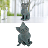 Outdoor Garden Decor Resin Halloween Garden Sculpture Statue for Home Figurines Outdoor Yard Patio Lawn Ornaments Cat