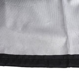 420D Oxford Fabric Waterproof BBQ Grill Cover Heavy Duty Waterproof Barbecue Gas Grill Cover Outer Black Inner Silver 147x61x122cm