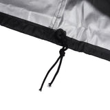 420D Oxford Fabric Waterproof BBQ Grill Cover Heavy Duty Waterproof Barbecue Gas Grill Cover Outer Black Inner Silver 147x61x122cm