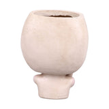 Face Planter Pots Large Caliber Resin Drainage Hole Design Creative Head Succulent Planters Pot for Herbs Succulents Cacti In Australia - Darrahopens