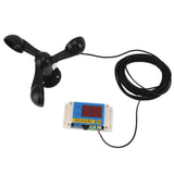 3 Fan Blades Tower Crane Anemometer 3 Blades USB 5V High Accuracy 2‑12 Lever Wind Speed Alarm Device for Outdoor In Australia - Darrahopens