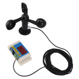 3 Fan Blades Tower Crane Anemometer 3 Blades USB 5V High Accuracy 2‑12 Lever Wind Speed Alarm Device for Outdoor In Australia - Darrahopens