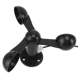 3 Fan Blades Tower Crane Anemometer 3 Blades USB 5V High Accuracy 2‑12 Lever Wind Speed Alarm Device for Outdoor