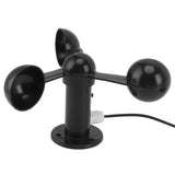 3 Fan Blades Tower Crane Anemometer 3 Blades USB 5V High Accuracy 2‑12 Lever Wind Speed Alarm Device for Outdoor