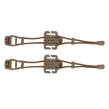 2Pcs Backpack Binding Clip MOLLE Gear Organizer Fastener Elastic Binding Buckle Carabiner Clip Bags Clasp Cord Fix Gear Elastic Strap Khaki In Australia - Darrahopens