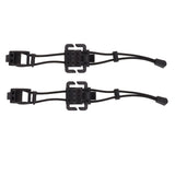 2Pcs Backpack Binding Clip MOLLE Gear Organizer Fastener Elastic Binding Buckle Carabiner Clip Bags Clasp Cord Fix Gear Elastic Strap Black In Australia - Darrahopens