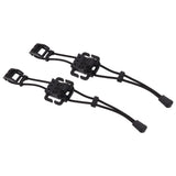 2Pcs Backpack Binding Clip MOLLE Gear Organizer Fastener Elastic Binding Buckle Carabiner Clip Bags Clasp Cord Fix Gear Elastic Strap Black In Australia - Darrahopens