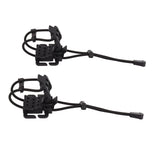 2Pcs Backpack Binding Clip MOLLE Gear Organizer Fastener Elastic Binding Buckle Carabiner Clip Bags Clasp Cord Fix Gear Elastic Strap Black In Australia - Darrahopens