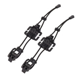 2Pcs Backpack Binding Clip MOLLE Gear Organizer Fastener Elastic Binding Buckle Carabiner Clip Bags Clasp Cord Fix Gear Elastic Strap Black In Australia - Darrahopens
