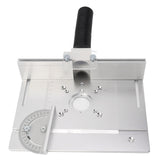 Aluminium Router Table Insert Plate Table for Woodworking Benches Router Plate Wood Tools Adjustable Milling Trimming Machine