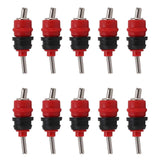 10pcs Automatic Chicken Water Nipple 360 Degree Poultry Drinking Water Chicken Duck Hen Watering Nipple Red Steel Ball In Australia - Darrahopens
