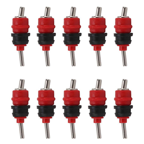 10pcs Automatic Chicken Water Nipple 360 Degree Poultry Drinking Water Chicken Duck Hen Watering Nipple Red Steel Ball In Australia - Darrahopens