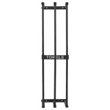 Bathroom Wall Towel Rack Wall Mounted 3 Bars Aluminum Alloy Rolled Towel Holder for Rolled Towels Black