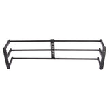 Bathroom Wall Towel Rack Wall Mounted 3 Bars Aluminum Alloy Rolled Towel Holder for Rolled Towels Black