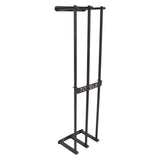 Bathroom Wall Towel Rack Wall Mounted 3 Bars Aluminum Alloy Rolled Towel Holder for Rolled Towels Black In Australia - Darrahopens