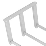 Bathroom Wall Towel Rack Wall Mounted 3 Bars Aluminum Alloy Rolled Towel Holder for Rolled Towels Silver In Australia - Darrahopens